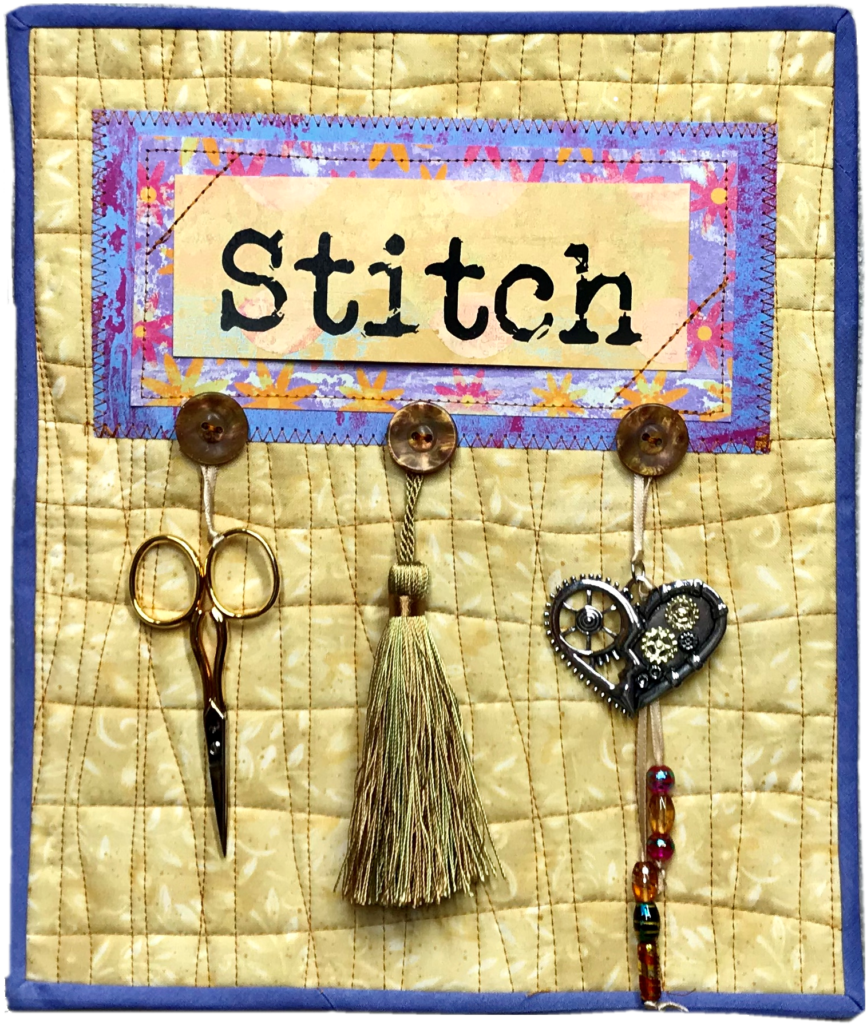 Stitch art quilt