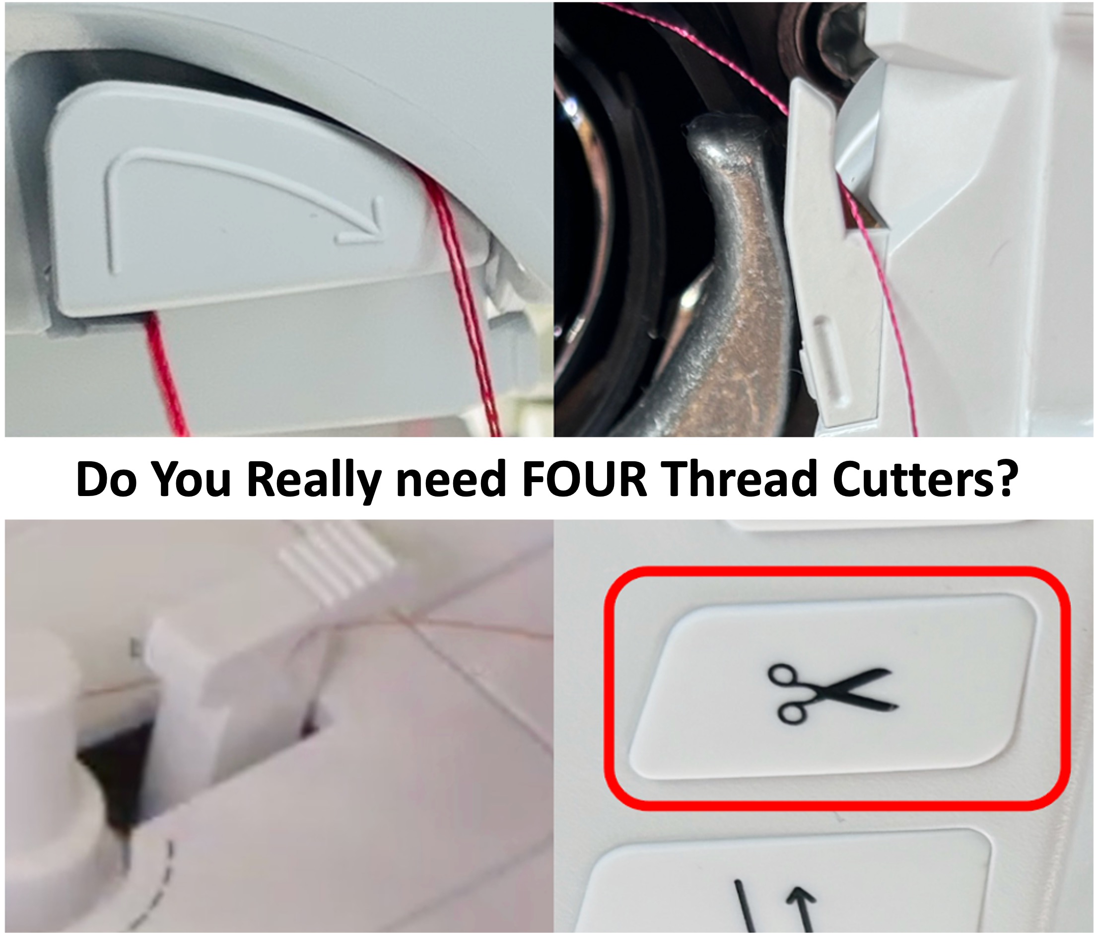 How Many Sewing Machine Thread Cutters Do We Need? Sewfeet
